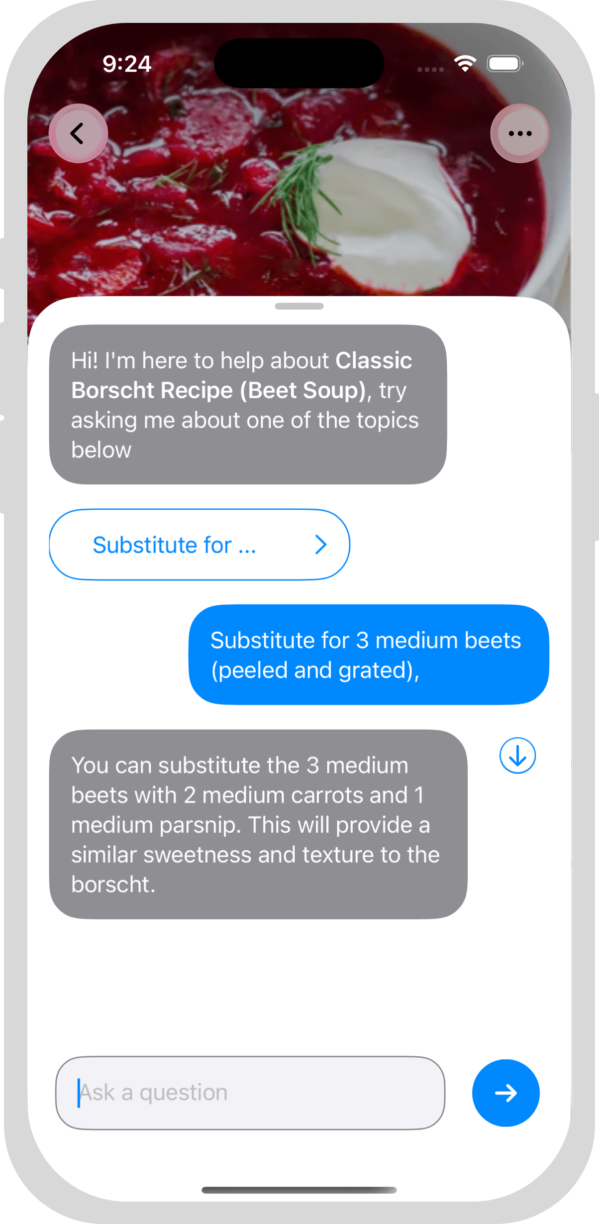 Plum Recipes App Screenshot